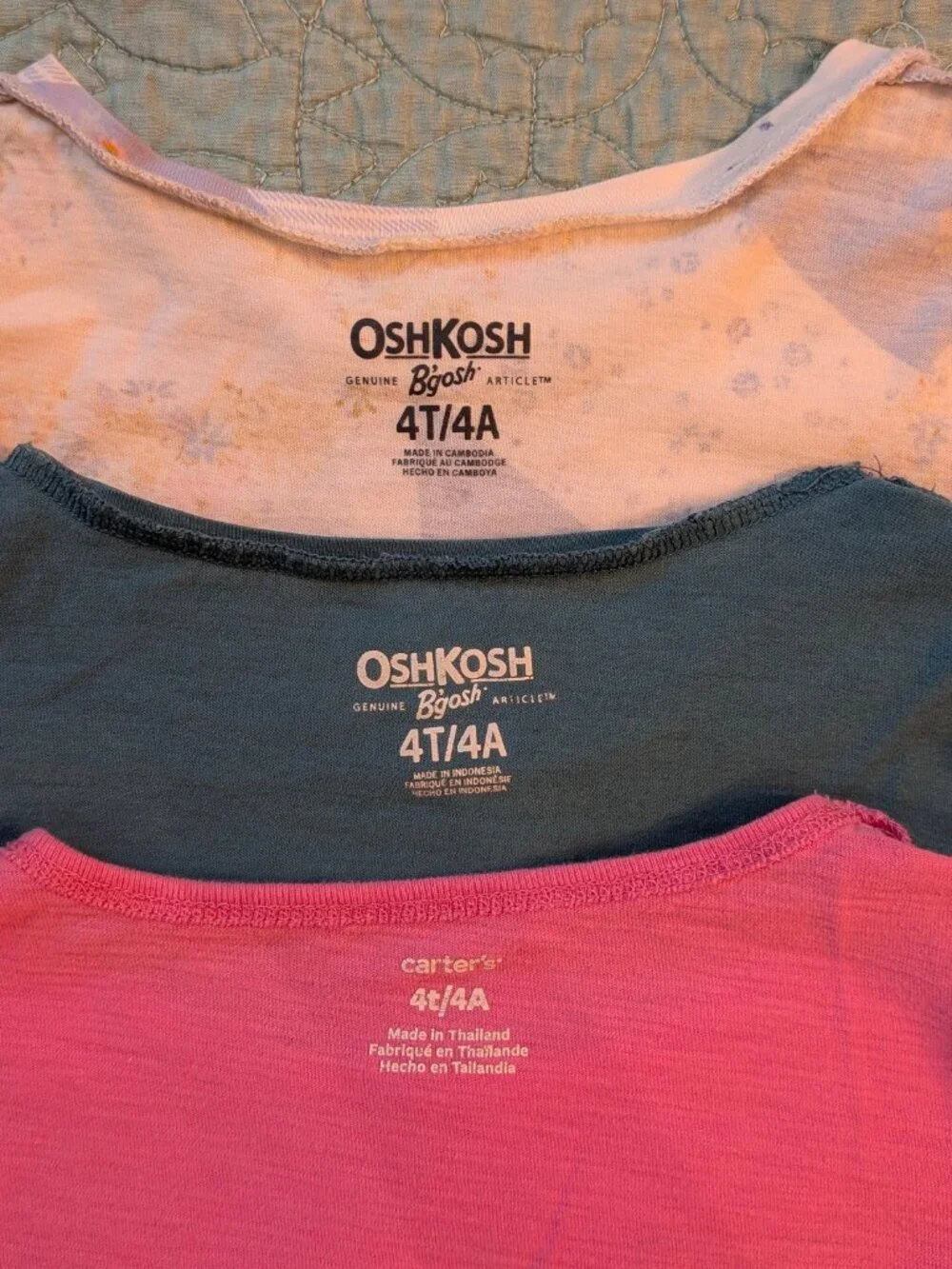 Carter Oshkosh Toddler Girl Fall Outfit Bundle Size 4T